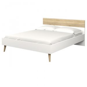 DELTA nowoczesne łóżko 160×200 w stylu retro