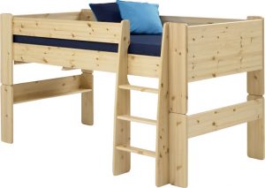 Sosnowe łóżko piętrowe dla dzieci i młodzieży