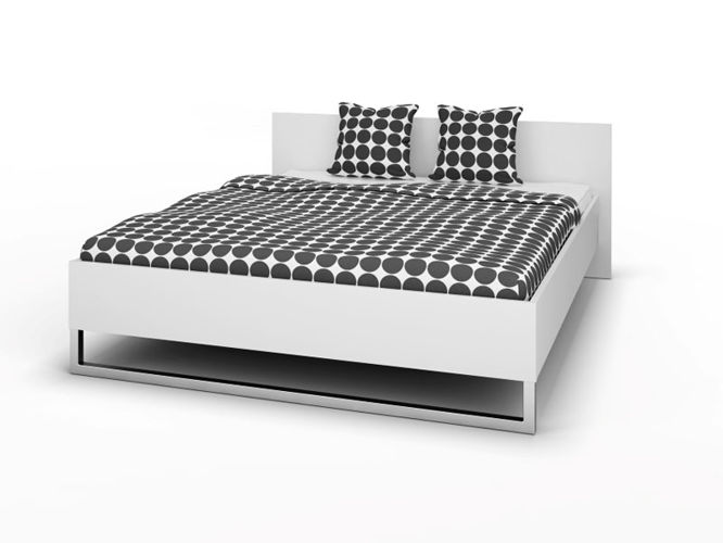 Łóżko do sypialni 160×200 cm białe