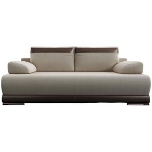 Sofa rozkładana Ontario beżowo brązowa