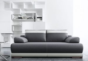 Sofa z funkcją spania Ontario ciemno szara