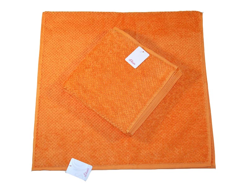 Pomarańczowy ręcznik 140X70 CM gładki