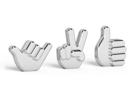 Metalowe stojaki na zdjęcia handsup 3 w kształcie dłoni
