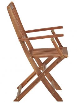 Drewniane krzesła ogrodowe tony 2 szt
