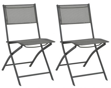 Składane krzesła ogrodowe nilla – 2 szt.