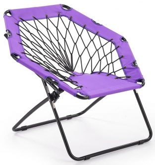 Fotel dla dziecka składany basket – fioletowy