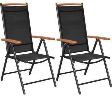 Składane krzesła ogrodowe amareto 2 szt.