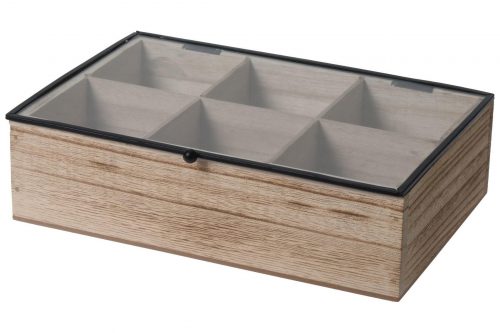 Drewniane pudełko na herbatę i drobiazgi teabox wood 6