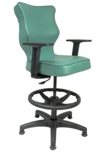Ergonomiczne krzesło specjalistyczne pro uni z podnóżkiem
