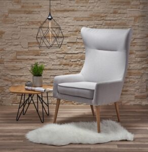 Fotel wypoczynkowy tapicerowany tkaniną favaro 2