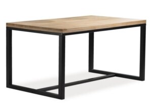 Stół w stylu industrialnym loras a 120/80 czarny