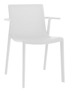 Krzesło z tworzywa sztucznego beekat z podłokietnikami