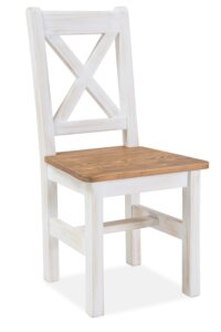 Drewniane krzesło poprad brąz miodowy / sosna patyna