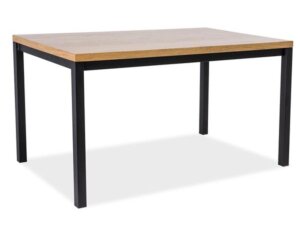 Stół nierozkładany z blatem z litego drewna normano 150×90 cm
