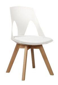 Krzesło z poduszką na siedzisku w stylu skandynawskim holey