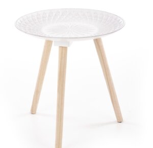 Okrągły stolik w stylu skandynawskim bingo