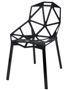 Nowoczesne krzesło metalowe split