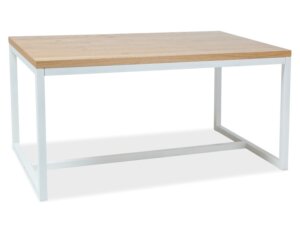 Stół w stylu industrialnym loras a 120/80 biały