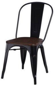 Krzesło paris wood sosna orzech insp. tolix