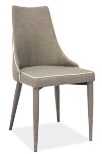 Krzesło soren w całości tapicerowane tkaniną