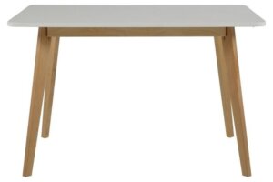 Skandynawski stół z prostokątnym blatem na drewnianych nogach raven