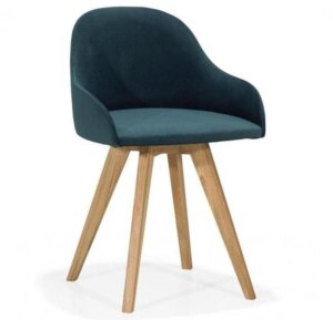 Krzesło z tapicerowanym siedziskiem perla nds