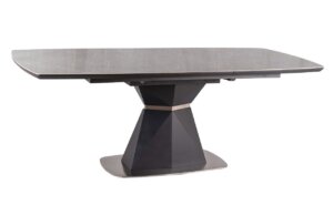 Szary stół rozkładany cortez ceramic 160-210 efekt marmuru