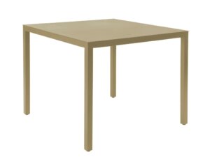 Kwadratowy stół do kawiarni na czterech nogach barcino