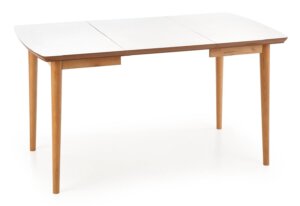 Rozkładany stół na czterech nogach w stylu skandynawskim bradley