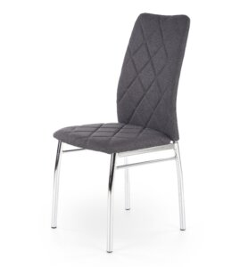 Tapicerowane krzesło do jadalni na metalowych nogach k309
