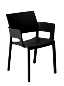 Krzesło do kawiarni fiona z podłokietnikami