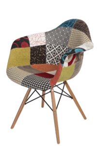 Krzesło p018w insp. daw patchwork kolorowy