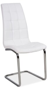 Pikowane krzesło z ekoskóry h103