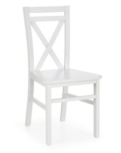 Drewniane krzesło do jadalni dariusz 2 biały