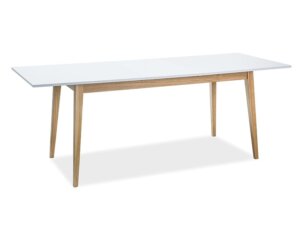 Skandynawski stół z rozkładanym blatem cesar 120-165×68 cm