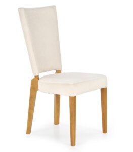 Tapicerowane krzesło na bukowych nogach rois