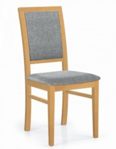 Klasyczne krzesło drewniane sylwek 1 dąb miodowy