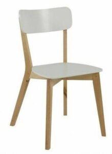Drewniane krzesło w stylu skandynawskim raven