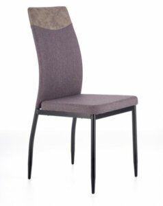 Tapicerowane krzesło na metalowych nogach k276