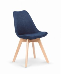 Tapicerowane krzesło na drewnianych nogach k303