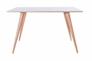 Stół na drewnianych nogach planet prostokątny