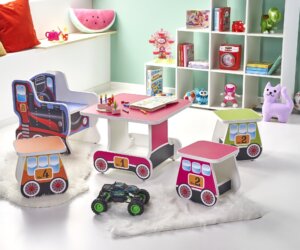 Taboret dla dziecka z motywem lokomo