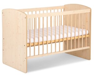 Łóżeczko karolina ii 120×60 w kolorze drewna sosnowego