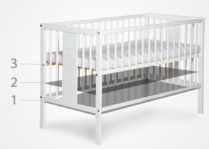 Skandynawskie łóżeczko dziecięce tapczanik noah 120×60