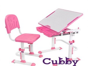 Regulowane biurko i krzesło dziecięce cubby lupin