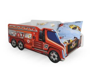 Łóżko wóz strażacki dla chłopca fire truck